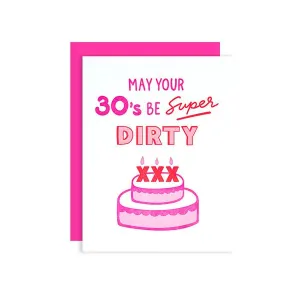 Dirty 30's Card