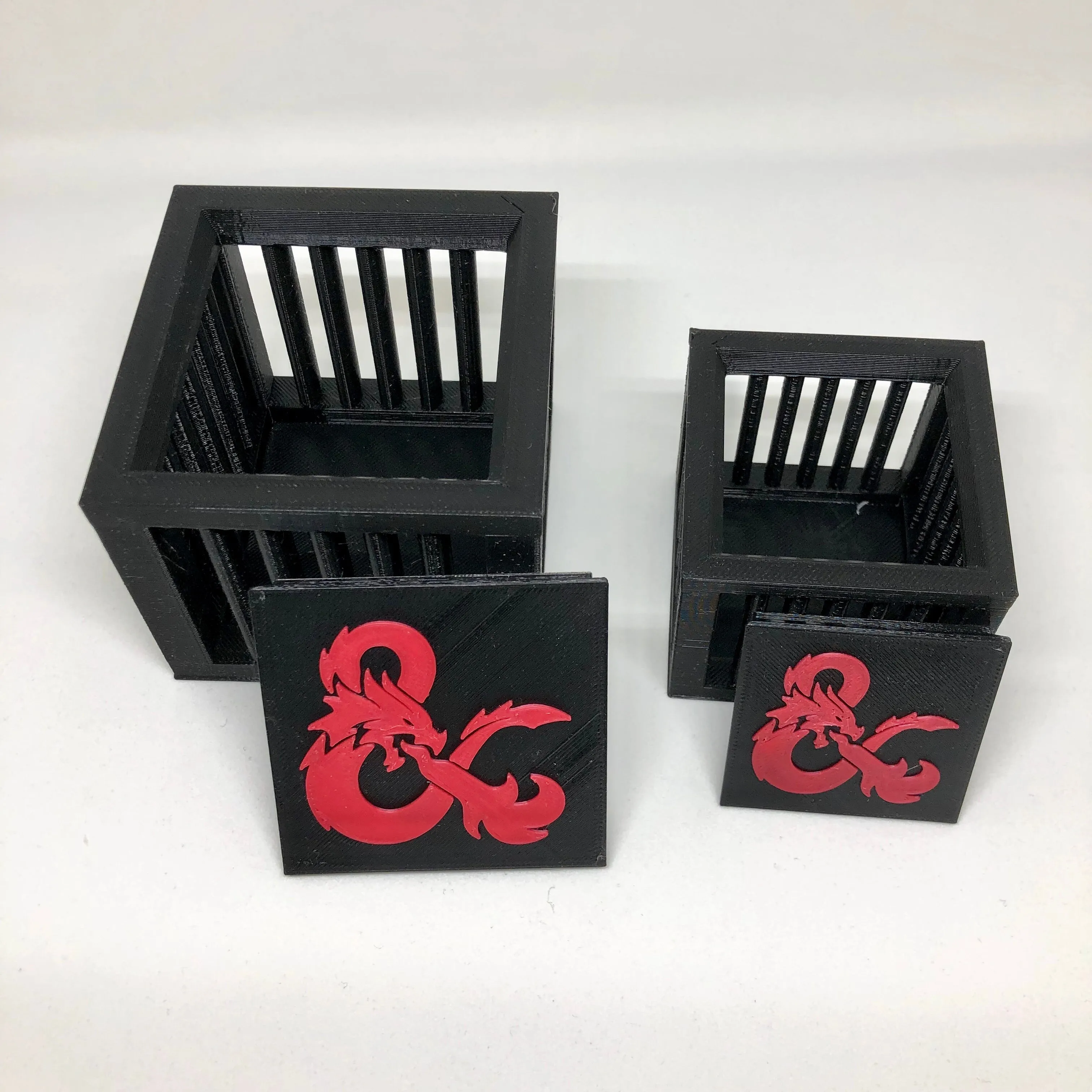 DnD Dice Jail Prison for Misbehaving Dice - 3D Printed - Fits 8-36 Dice - Gift