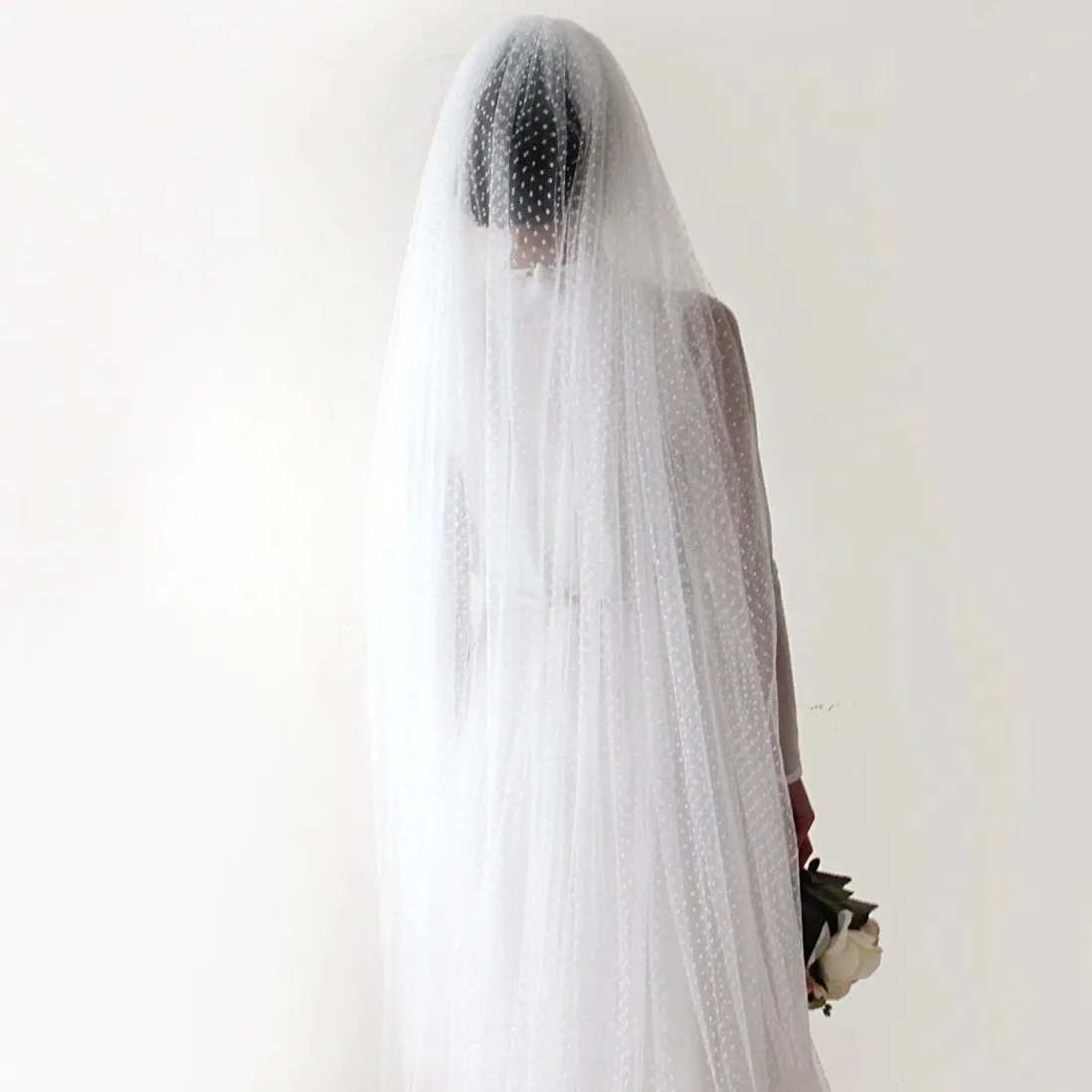 Dots Tulle Veil #4019