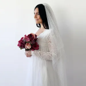 Dots Tulle Veil #4019