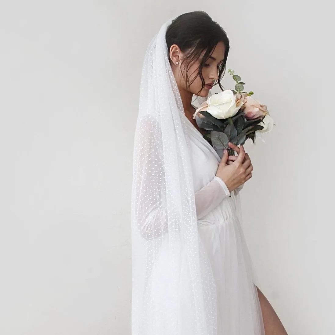 Dots Tulle Veil #4019