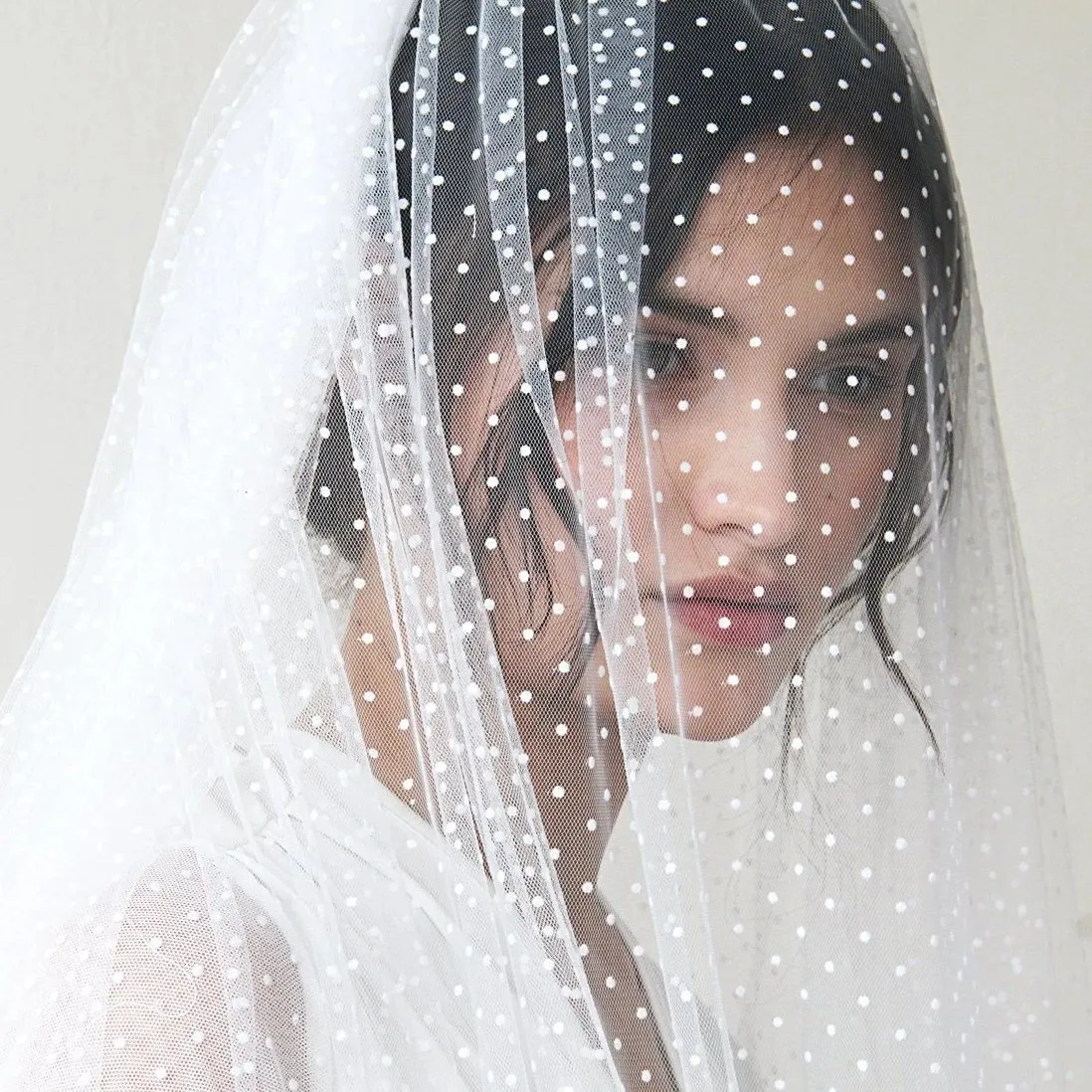 Dots Tulle Veil #4019