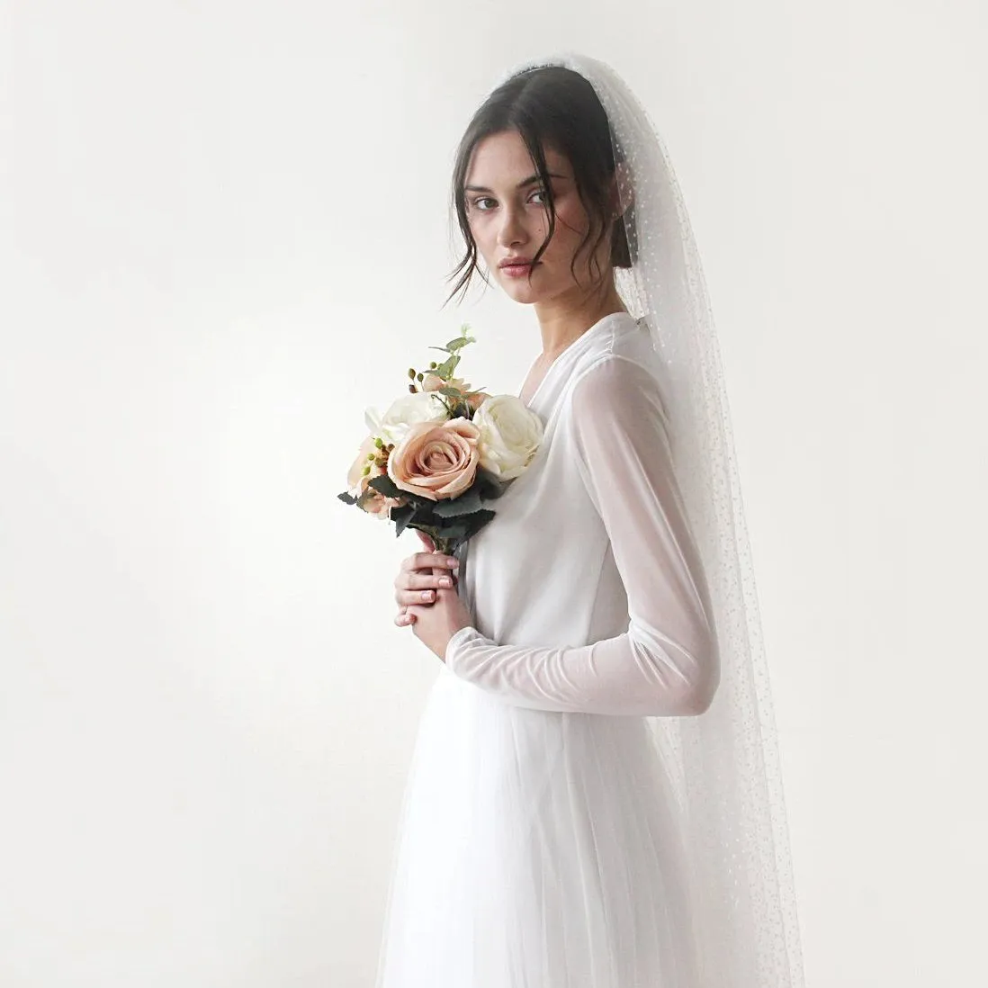 Dots Tulle Veil #4019