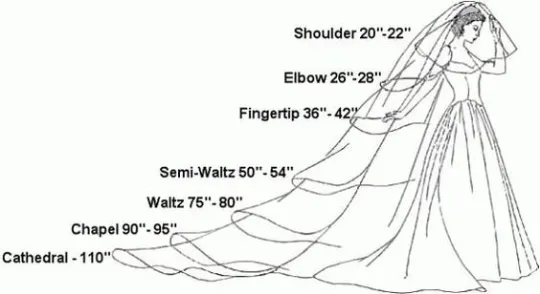Dots Tulle Veil #4019