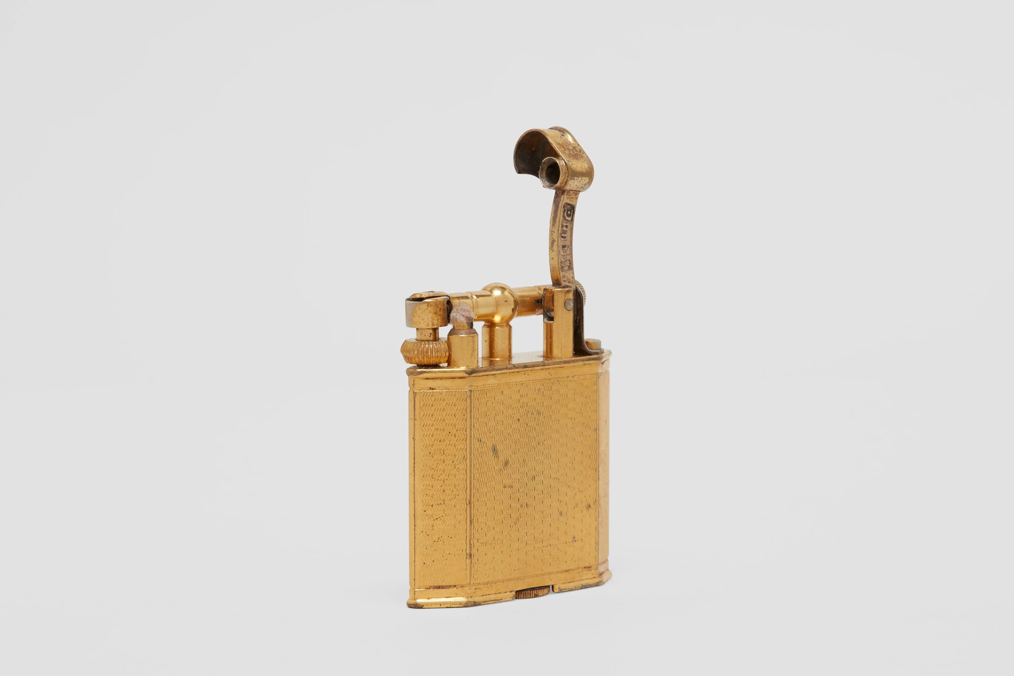 Dunhill Gold Plated 'Bevel' Lighter