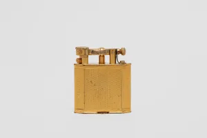 Dunhill Gold Plated 'Bevel' Lighter