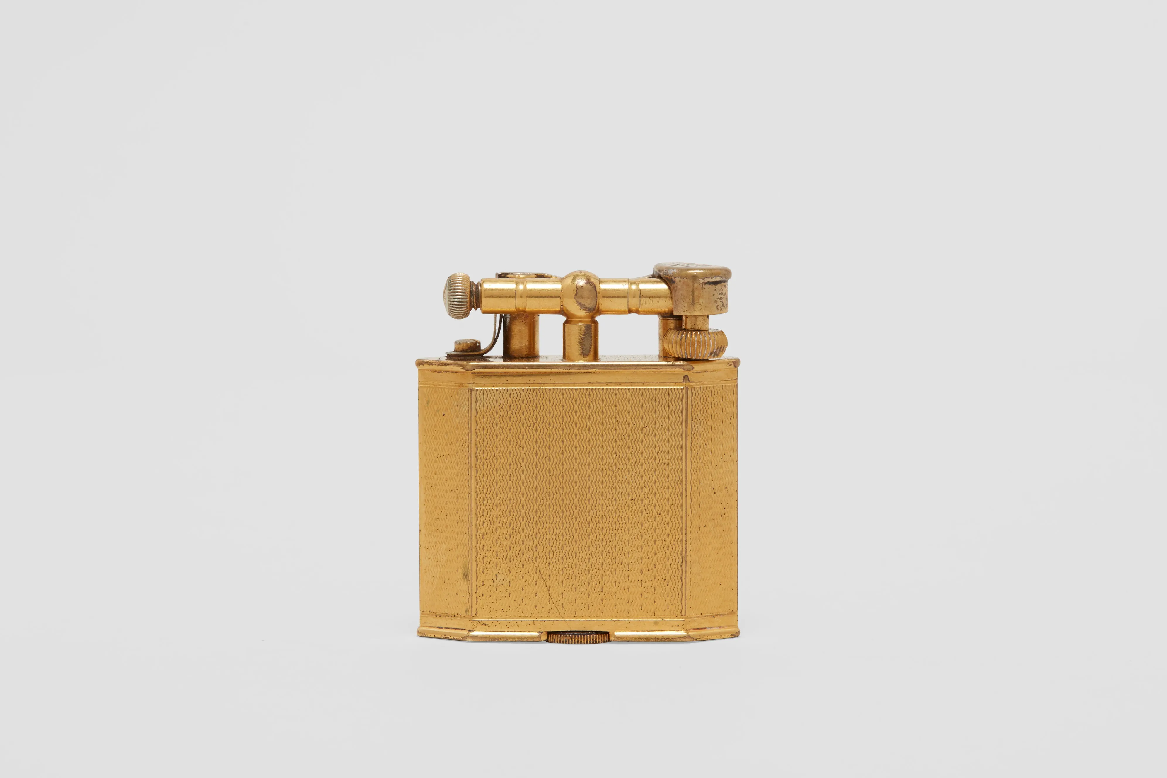 Dunhill Gold Plated 'Bevel' Lighter