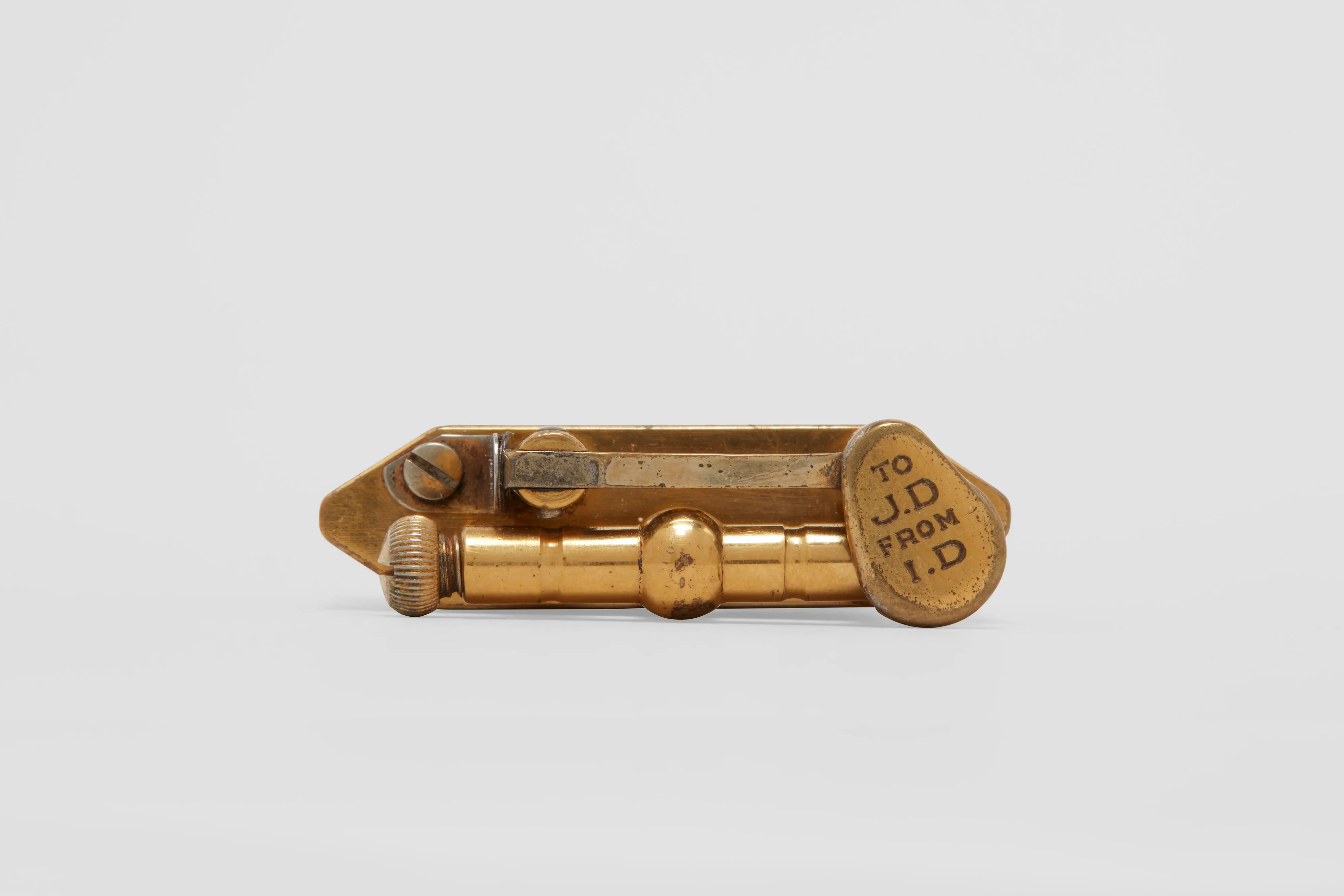 Dunhill Gold Plated 'Bevel' Lighter