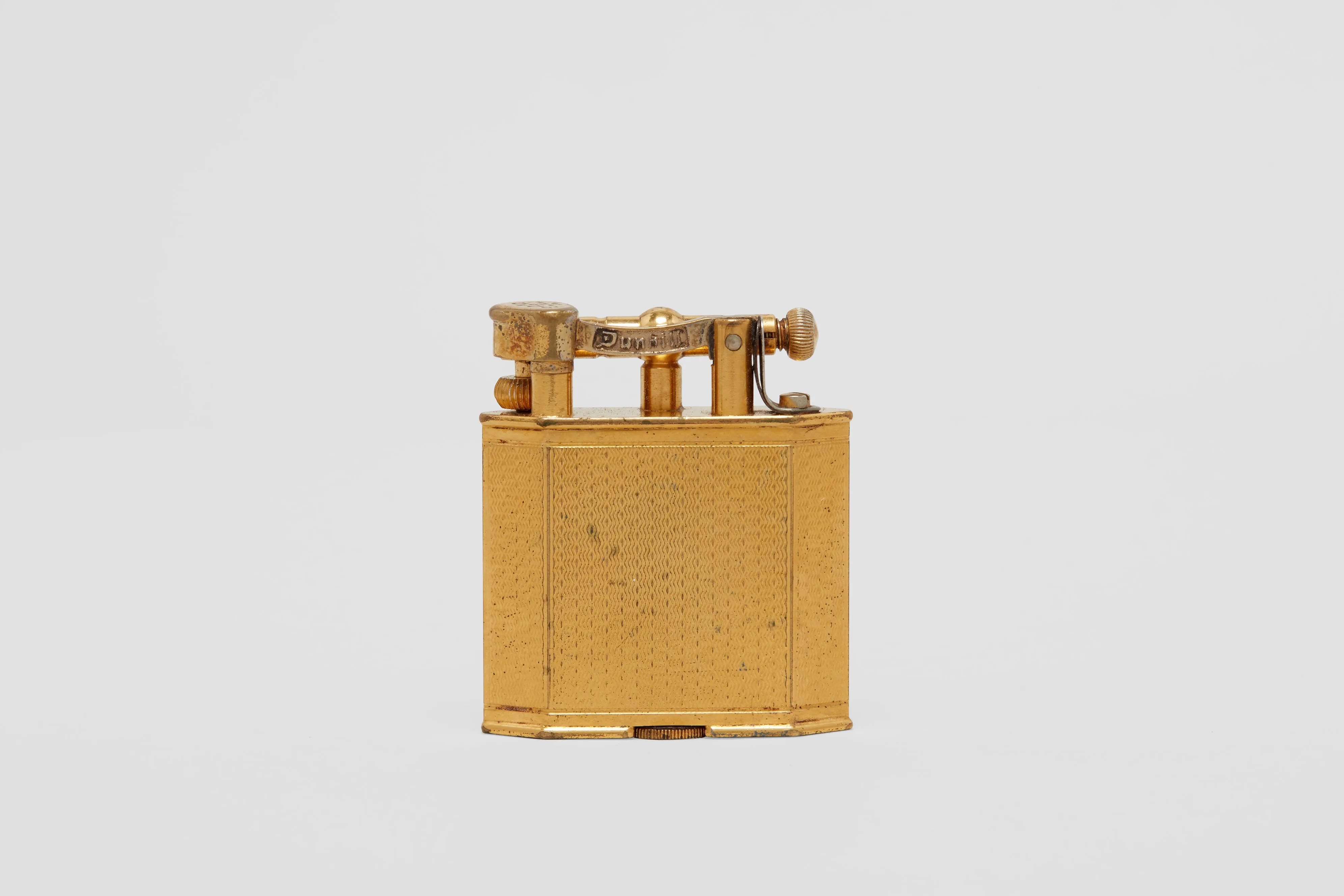 Dunhill Gold Plated 'Bevel' Lighter