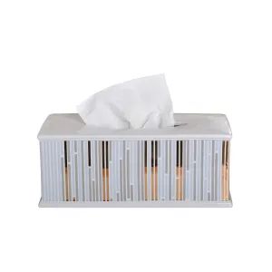 Dwell Marco Tissue Cover - White/Gold