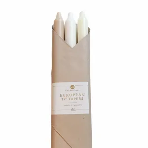 European Tapers 12" - 6 Piece Combo Pack