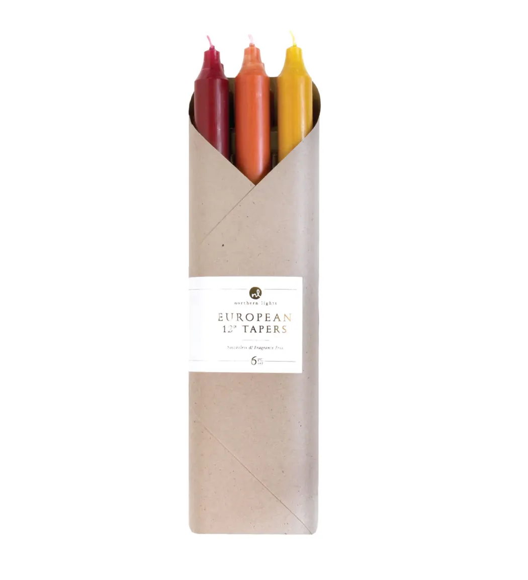 European Tapers 12" - 6 Piece Combo Pack