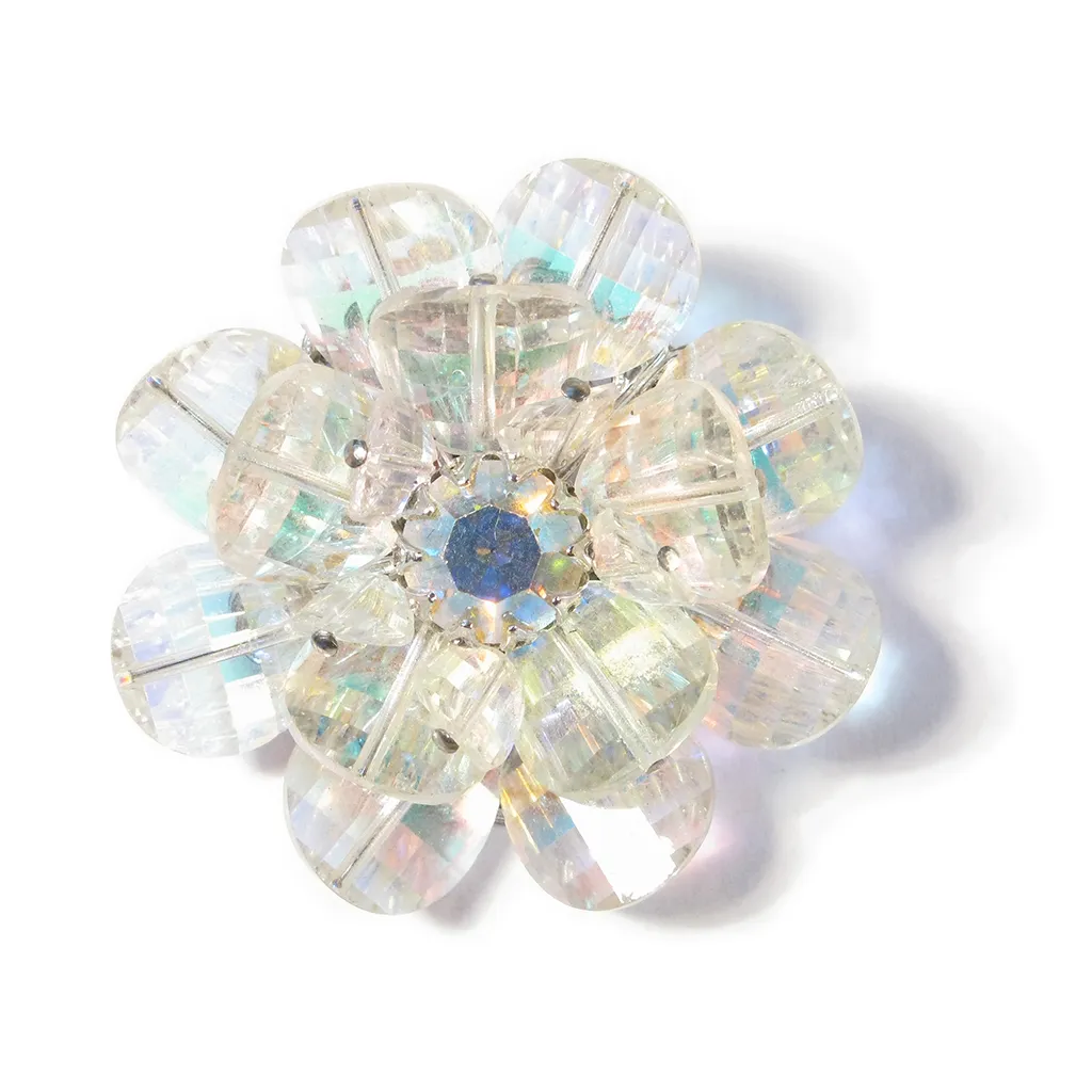 Faceted Florette Boutonniére / Lapel Pin