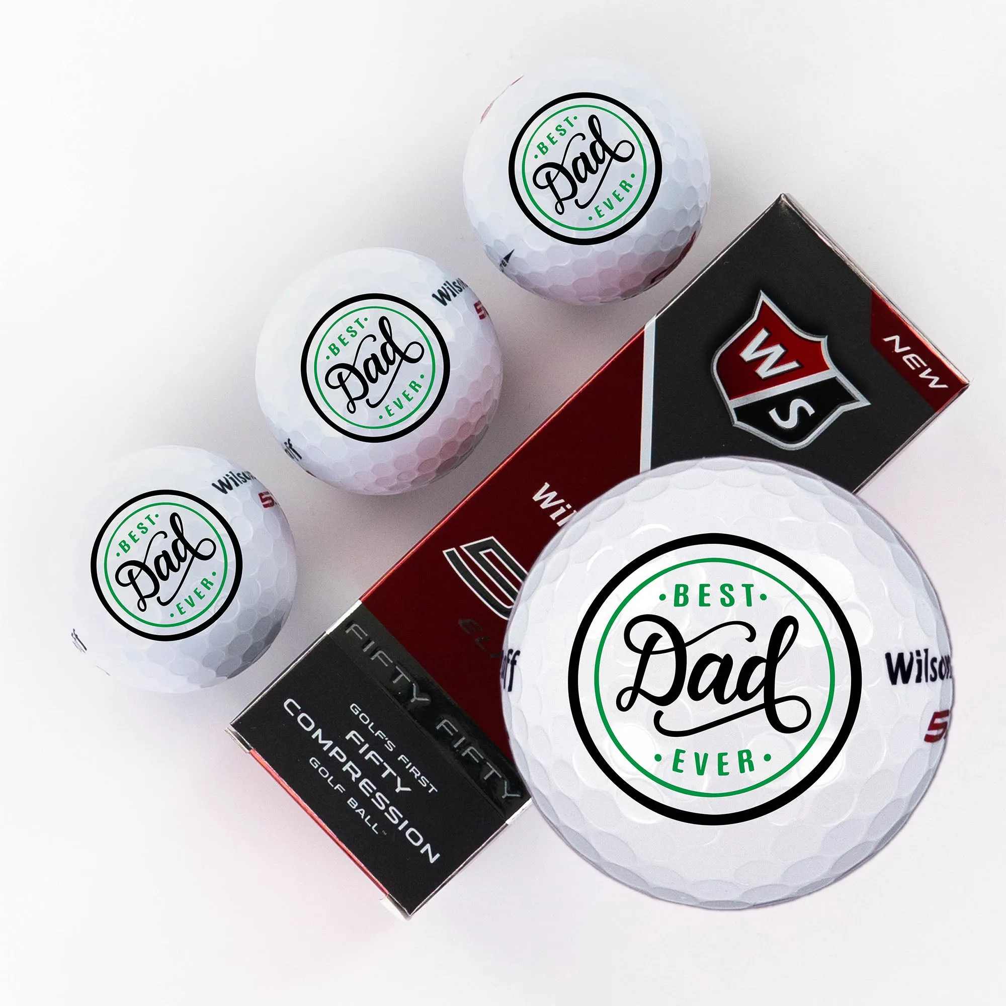 Father Photo, Printed Golf Balls