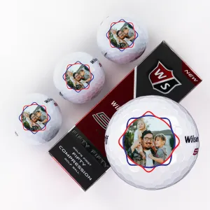 Father Photo, Printed Golf Balls