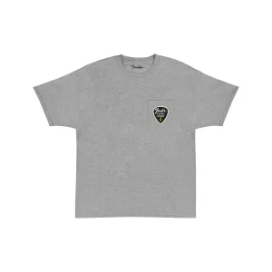Fender Pick Patch Pocket Tees, Athletic Gray