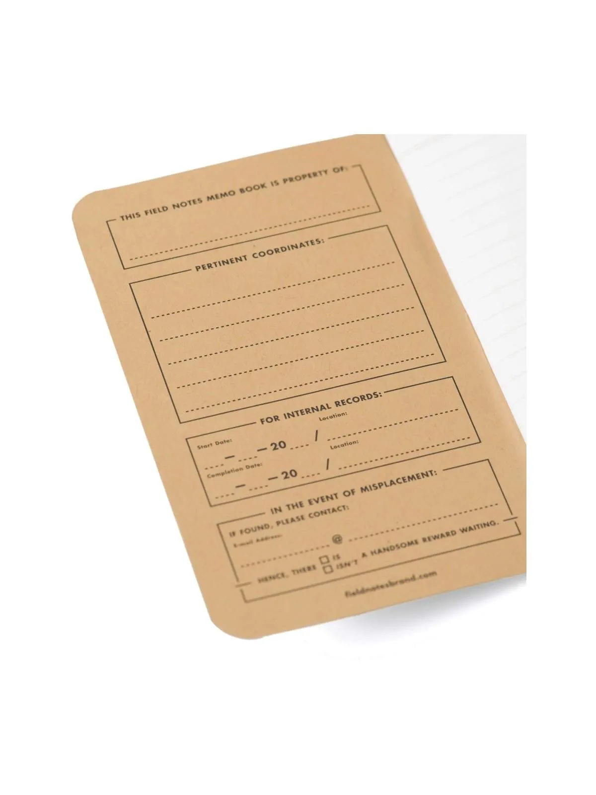 Field Notes Original Kraft 3 Pack Ruled Paper