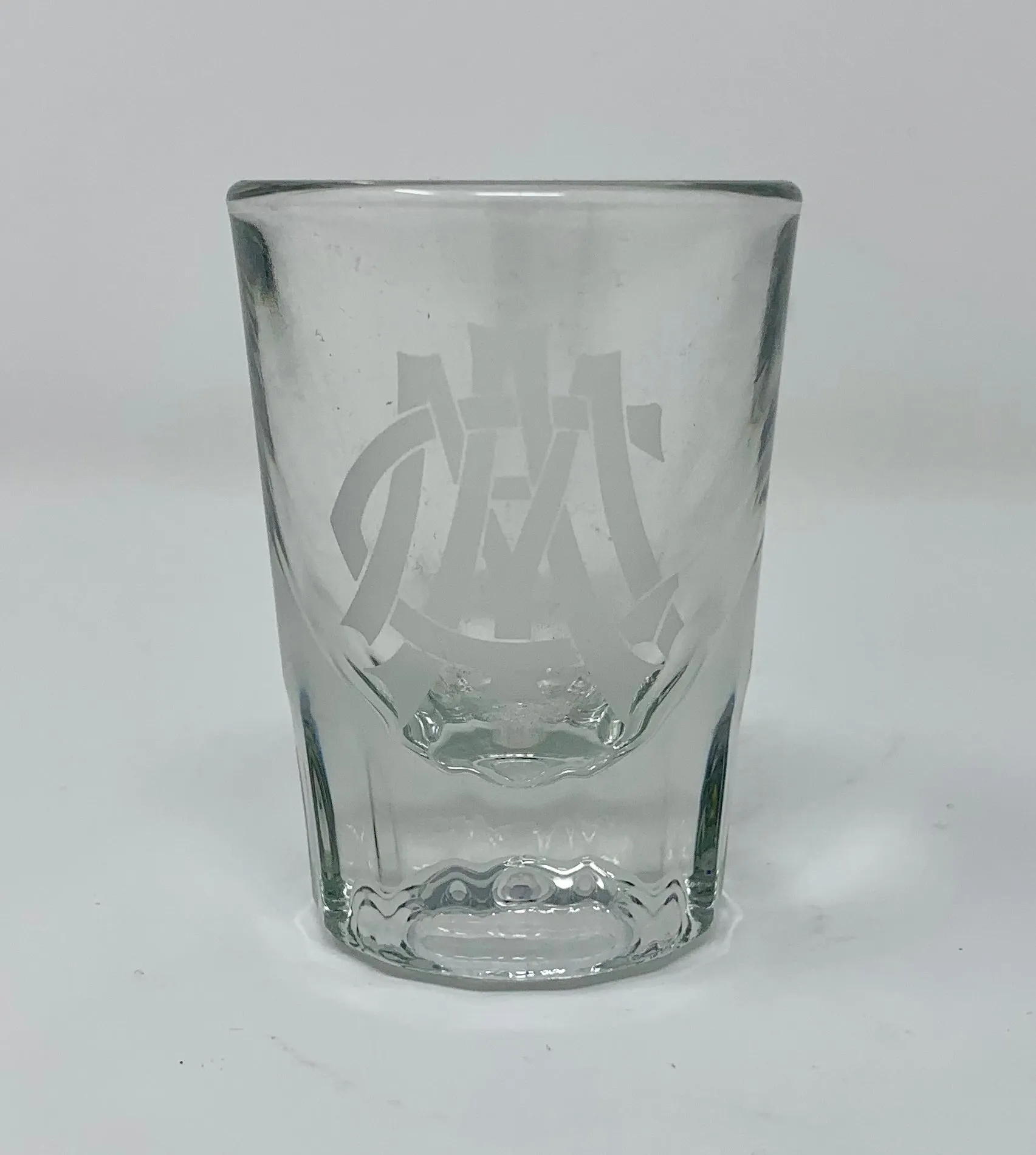 Fluted Vintage CMA Shot Glass - 2oz