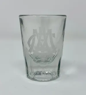 Fluted Vintage CMA Shot Glass - 2oz