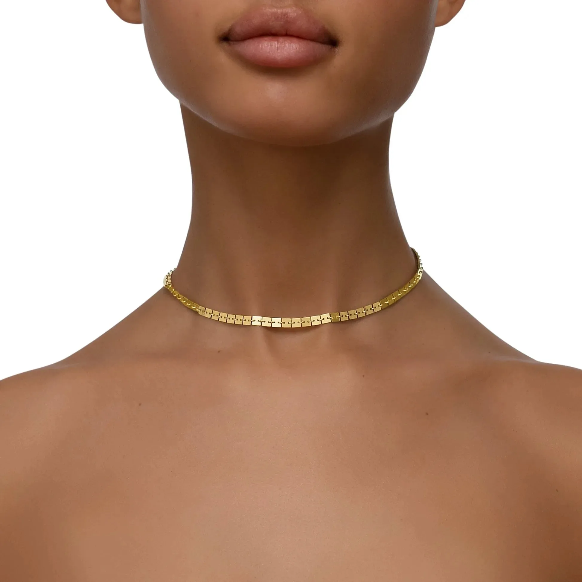 Foundation Square Link Necklace
