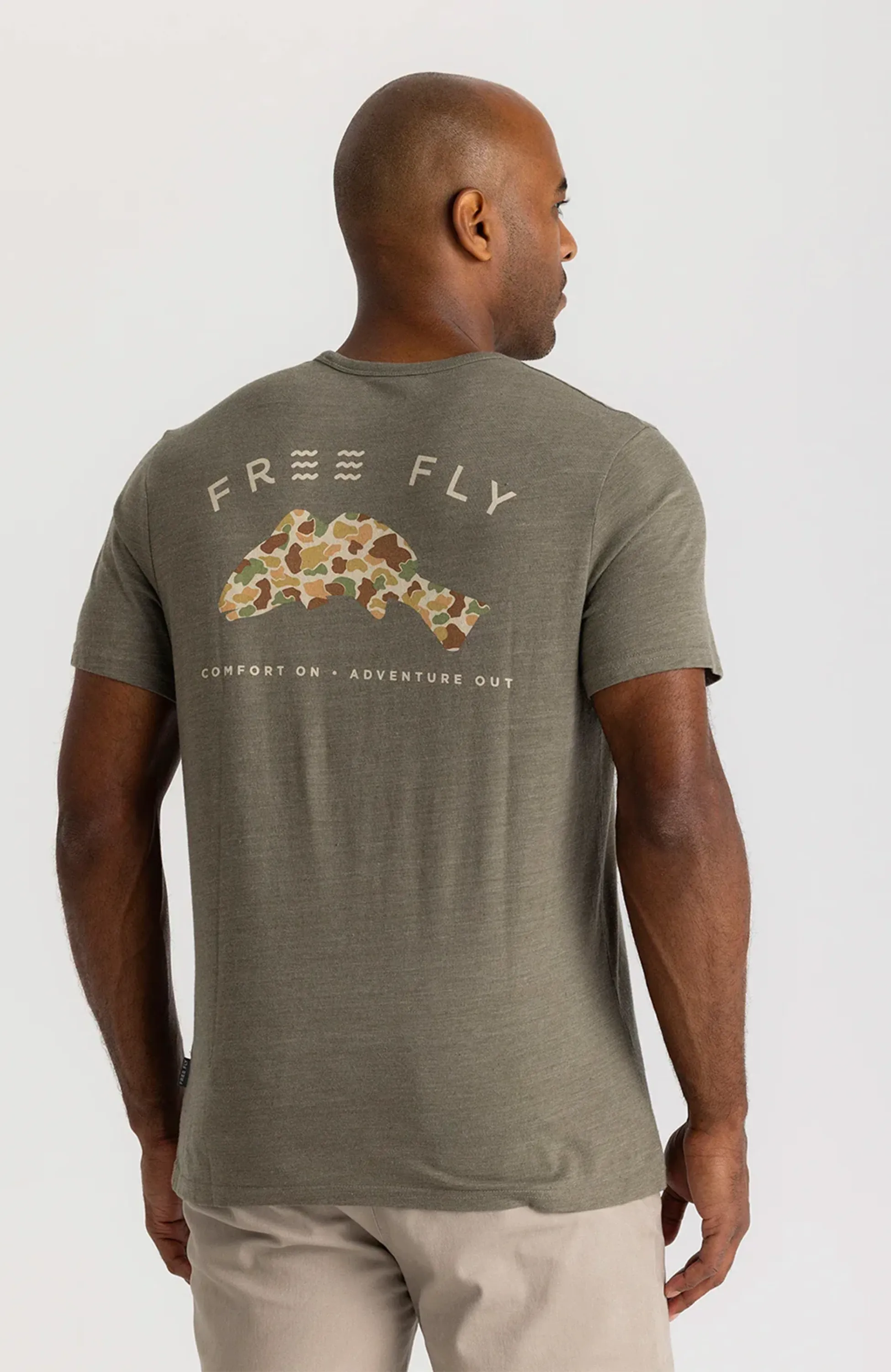 Free Fly - Vintage Camo Redfish Pocket Tee