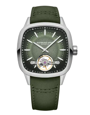Freelancer Calibre RW1212 Men’s Automatic Green Leather Strap Watch