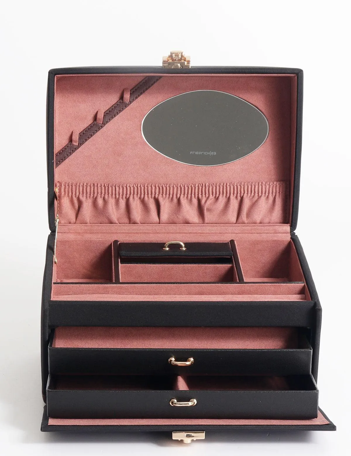Friedrich23 jewelry box with black contrast borders 23334-2