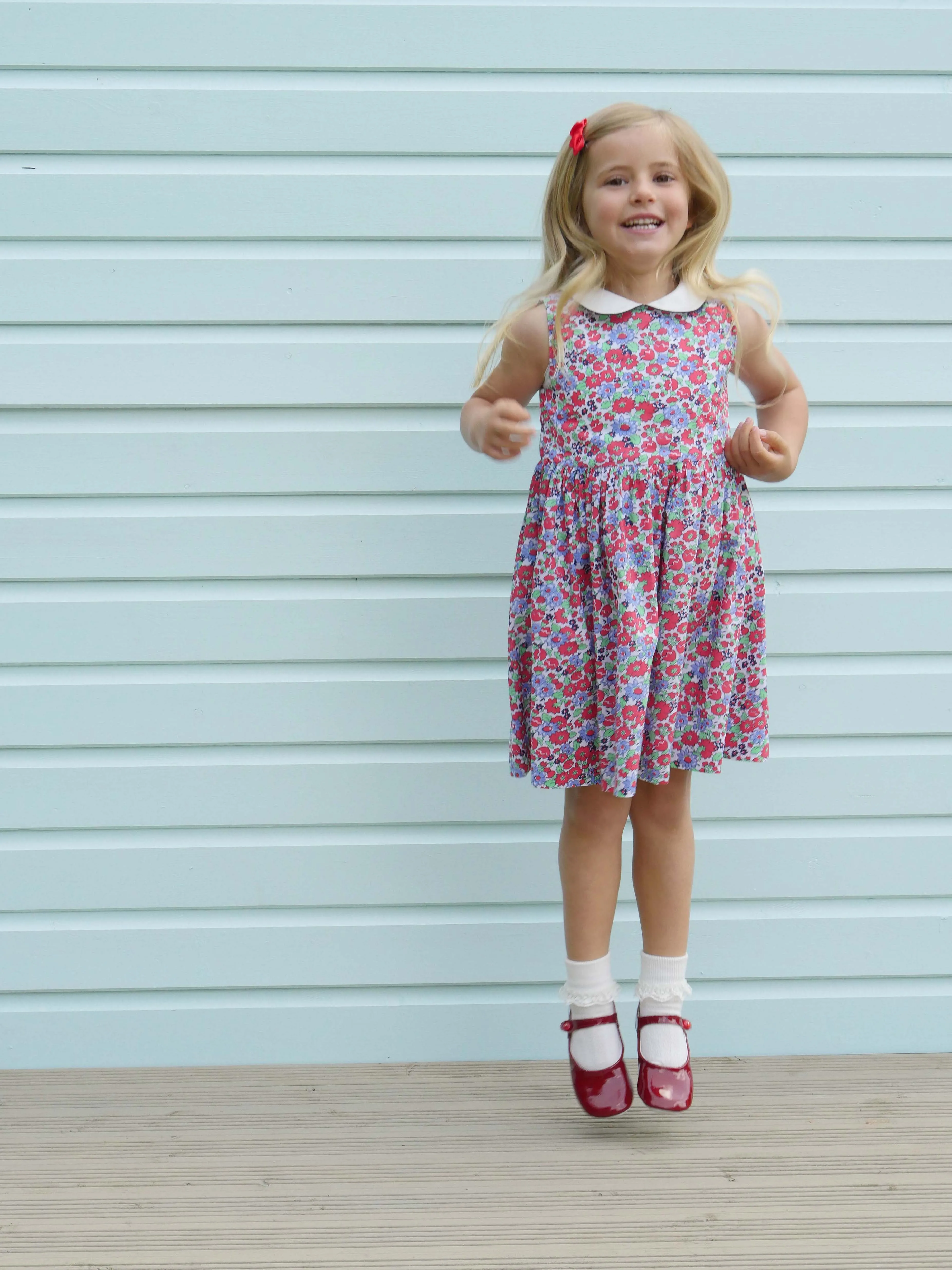 Garden Floral Peter Pan Collar Dress