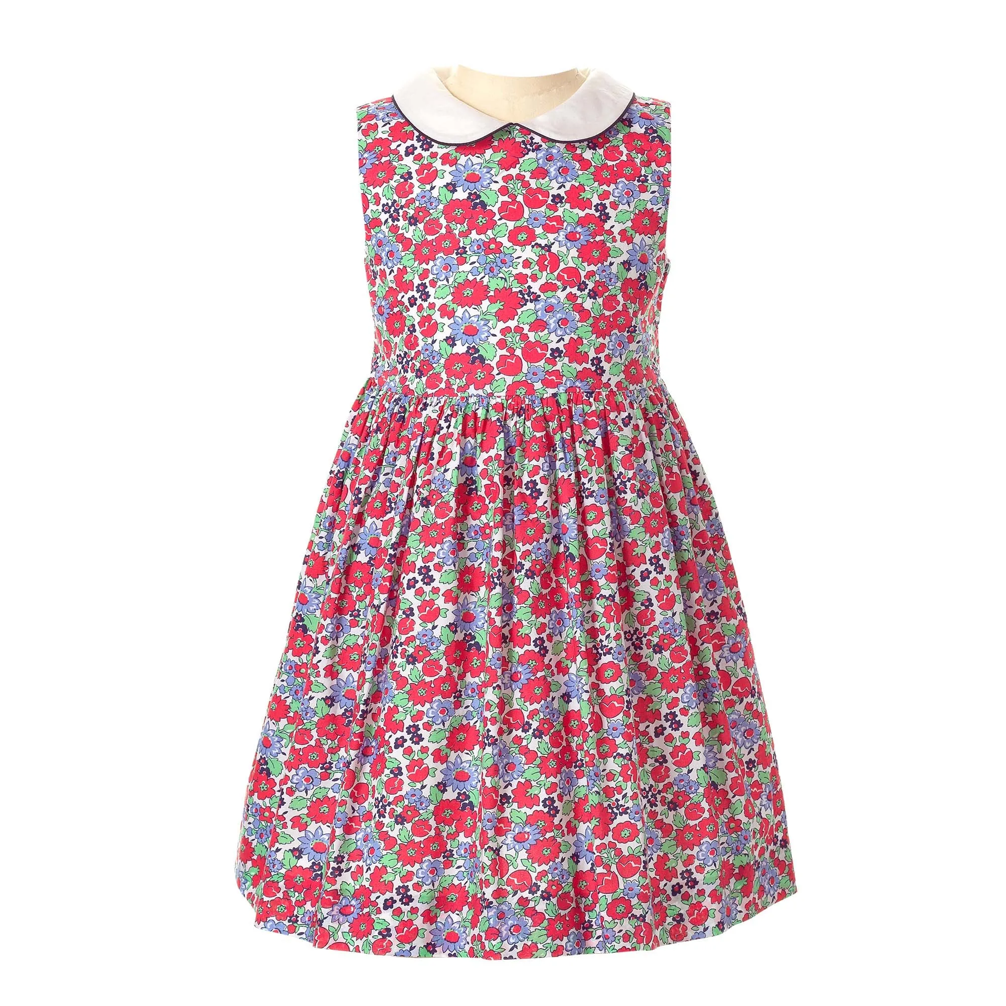 Garden Floral Peter Pan Collar Dress