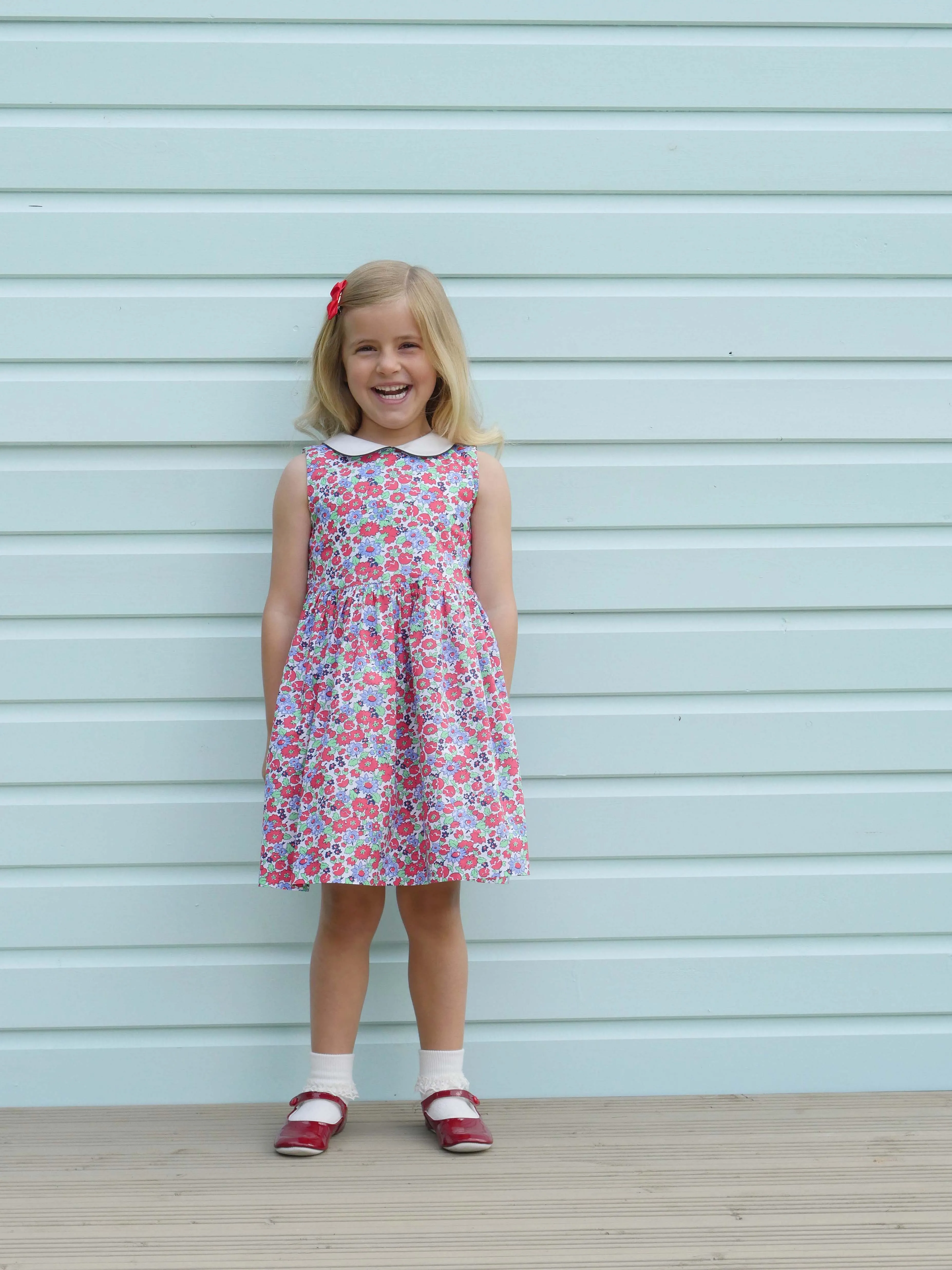 Garden Floral Peter Pan Collar Dress