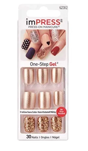 Gold Chrome Press On Nails