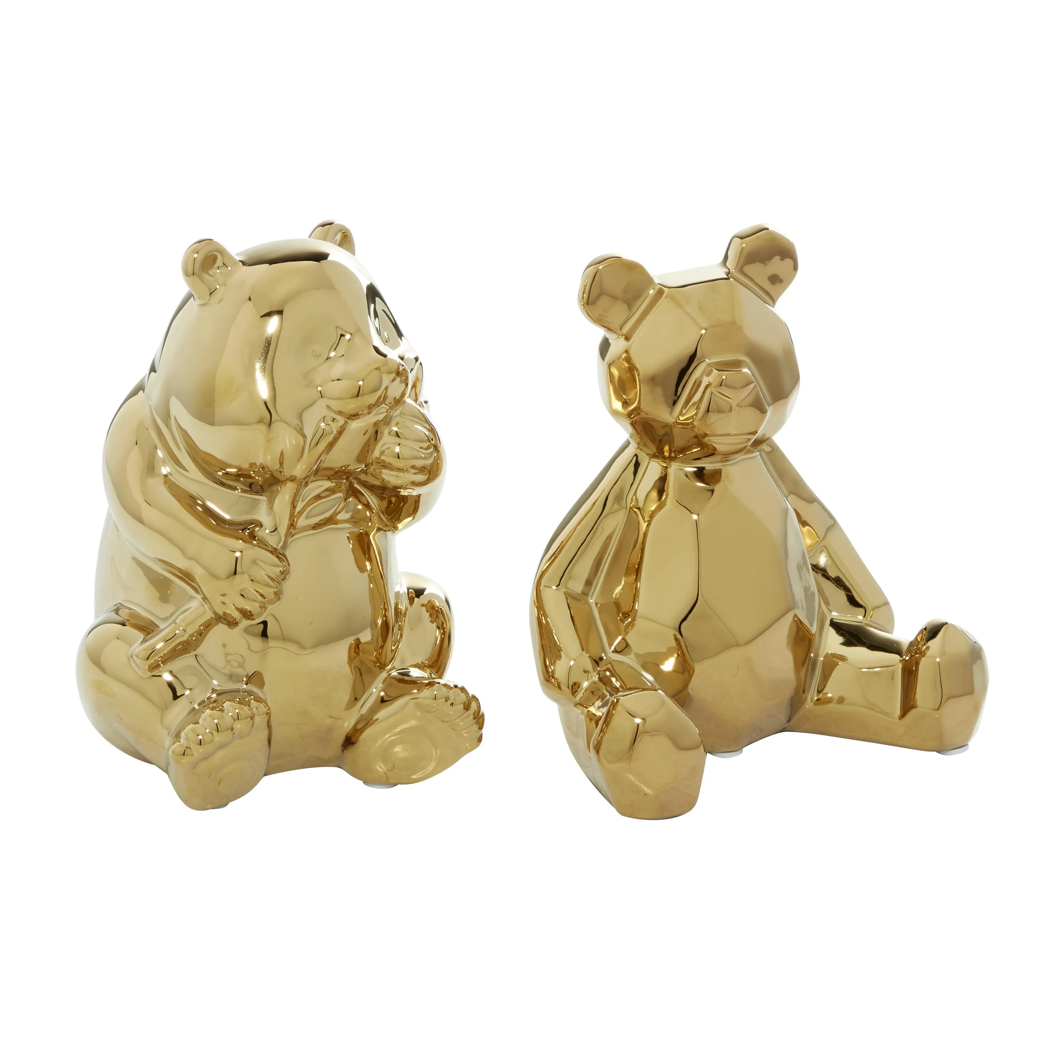 GOLD PORCELAIN BEARS