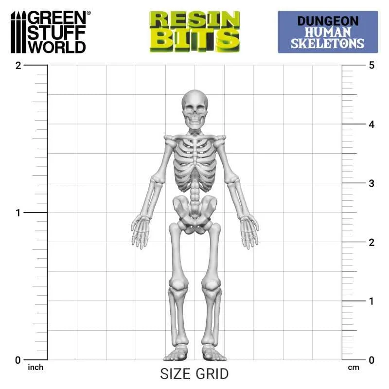 GSW Resin Basing Set - Human Skeletons 1:48