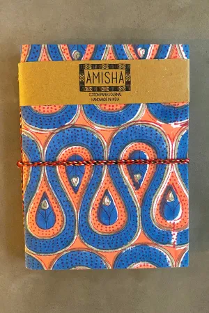 Handmade Paper Large Journal | Snake Flower