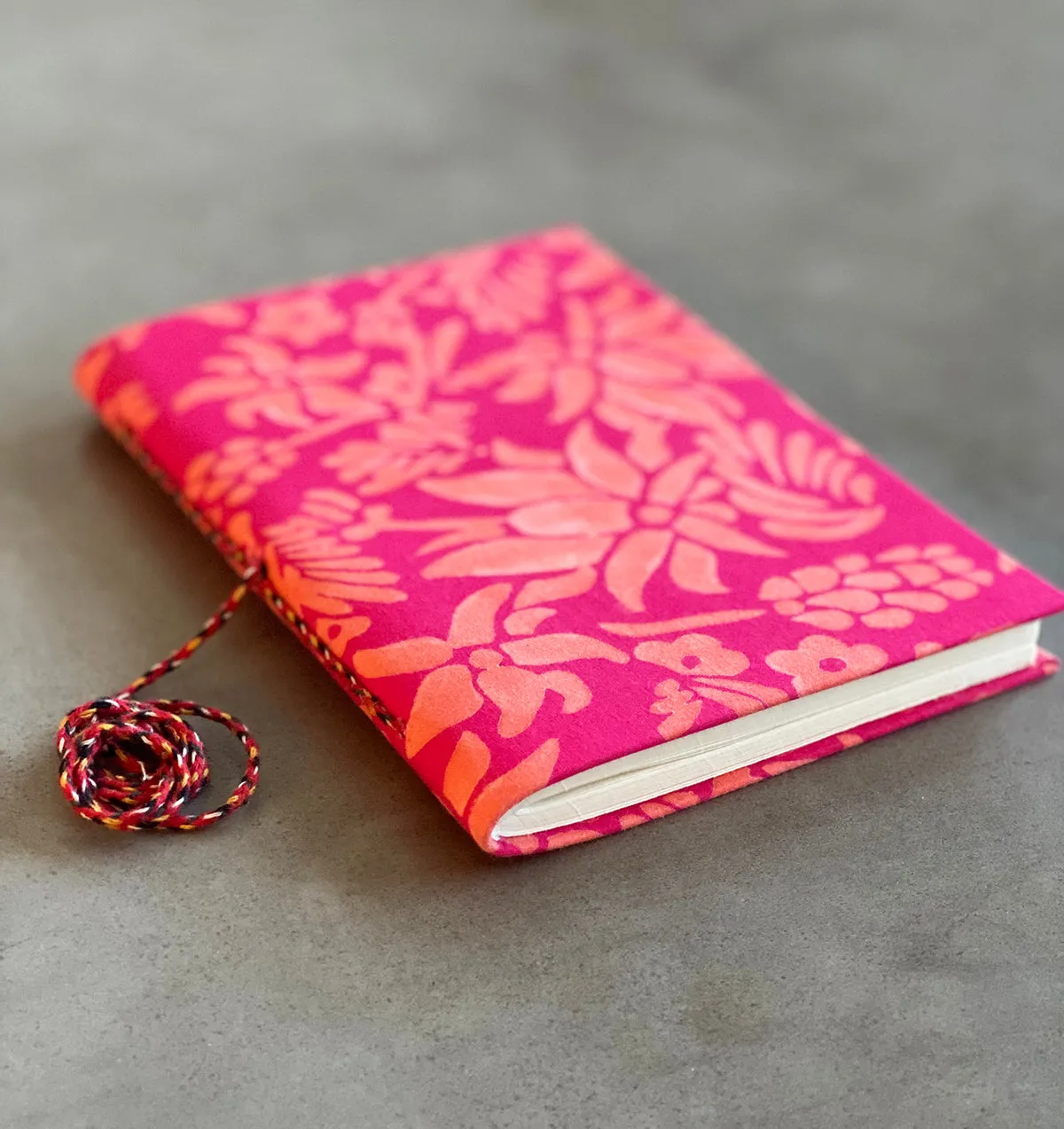 Handmade Paper Medium Journal | Flora Coral