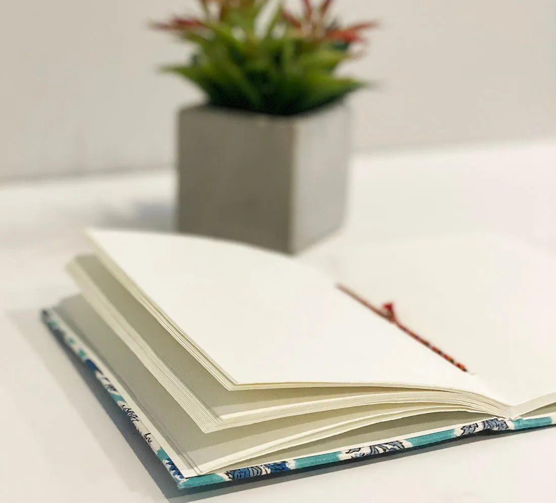 Handmade Paper Medium Journal | Flora Coral