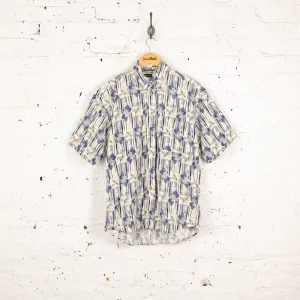 Headlock 90's Golf Club Pattern Print Shirt - White - M