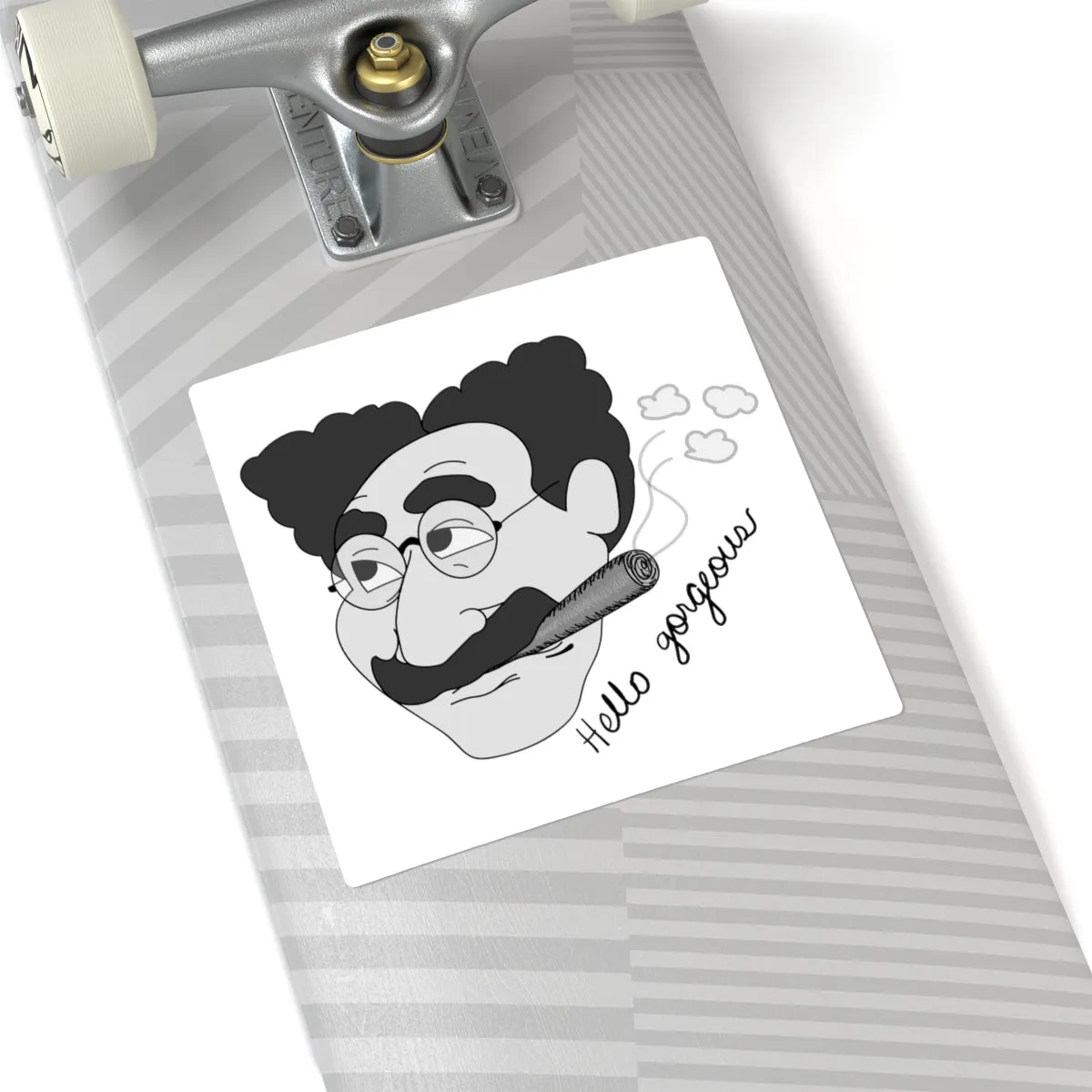 Hello Gorgeous Square Stickers
