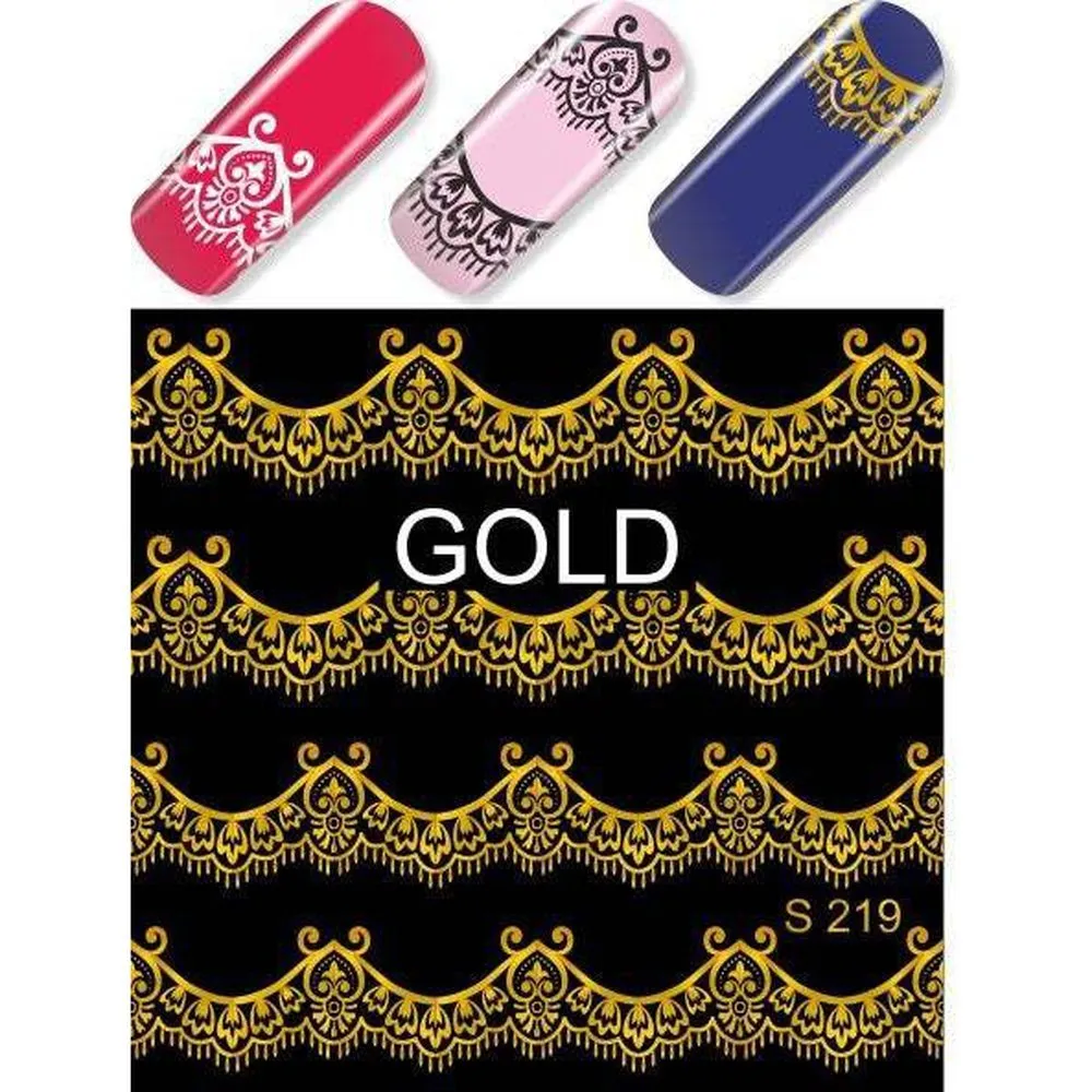Henna Gold Water Transfer - 219G