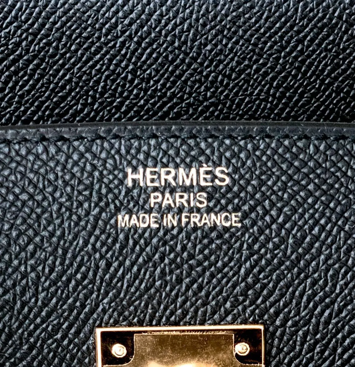 Hermes Black 35cm Birkin Gold Hardware Epsom Bag Power Birkin