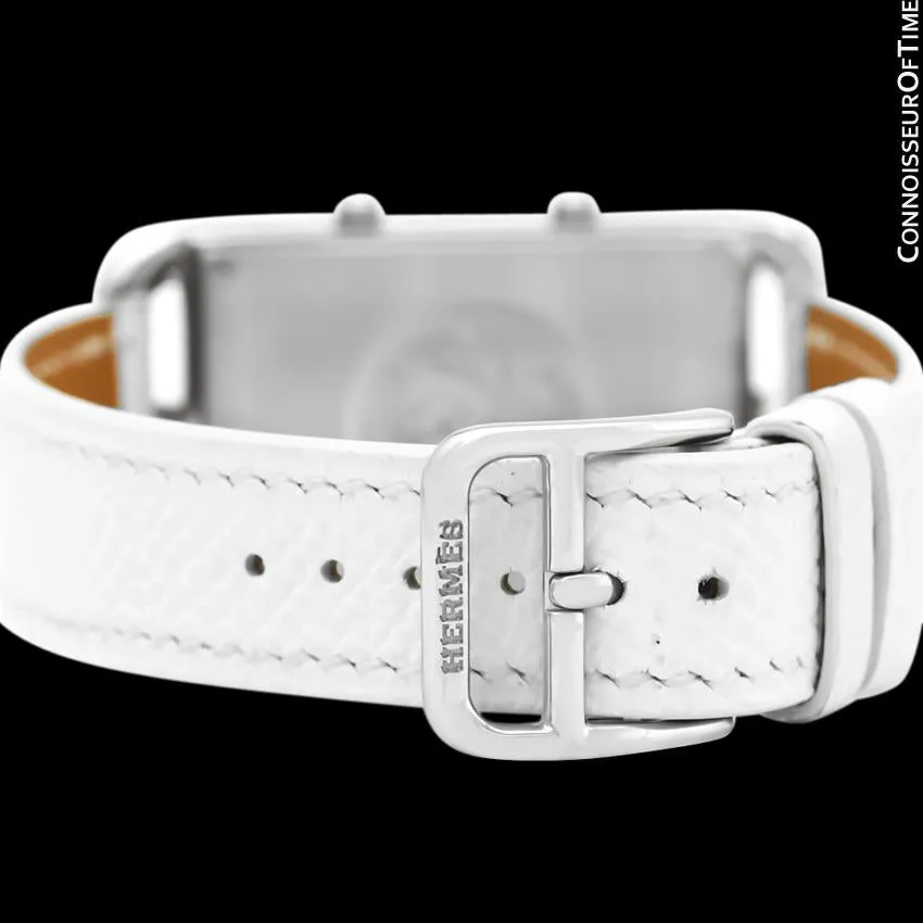 Hermes Cape Code Deux Zones Dual Time Zone Unisex or Mens Midsize Watch, Ref. CC3-510 - Stainless Steel