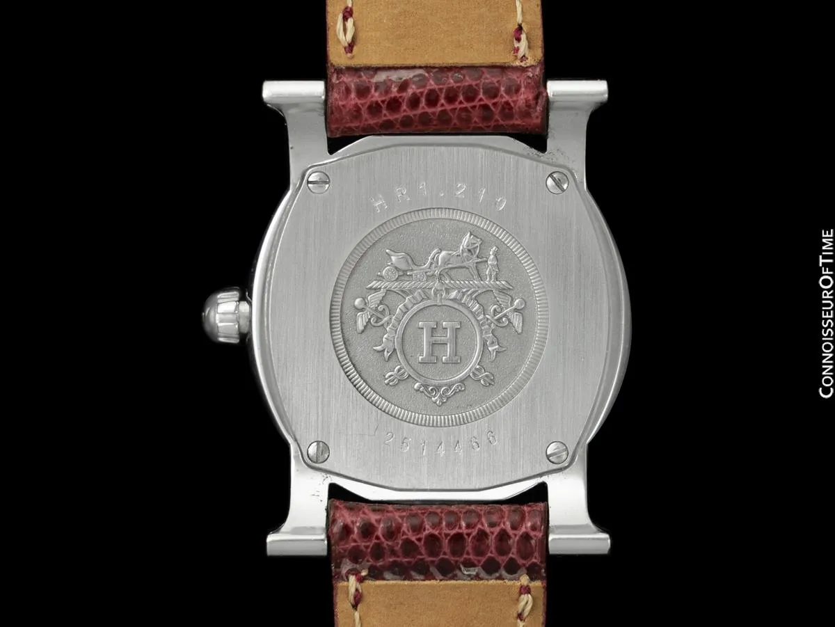 Hermes Heure H Ronde Ladies Quartz Watch with Boxes - Stainless Steel