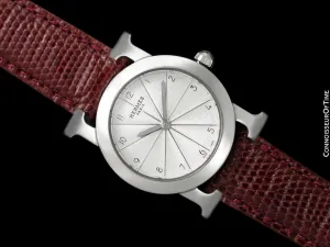 Hermes Heure H Ronde Ladies Quartz Watch with Boxes - Stainless Steel
