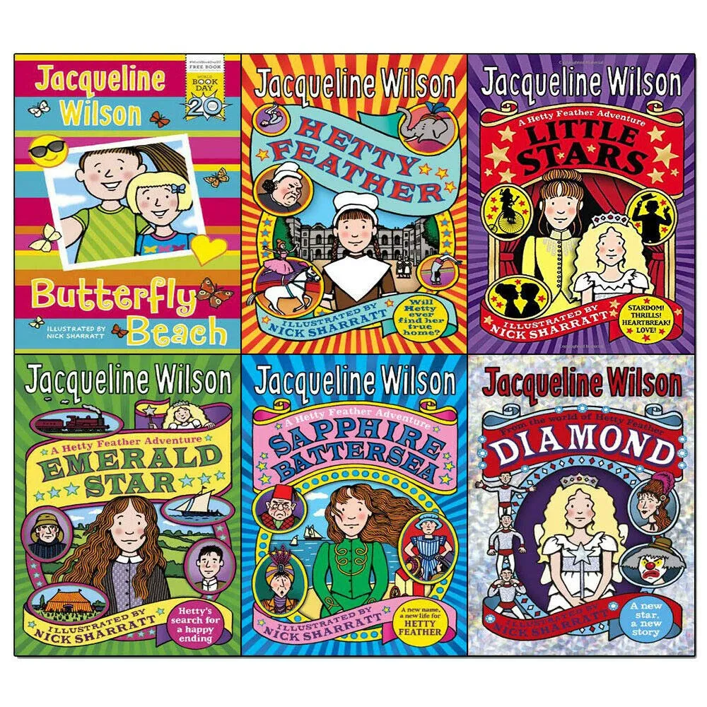 Hetty Feather Series Jacqueline Wilson Collection 6 Books Set