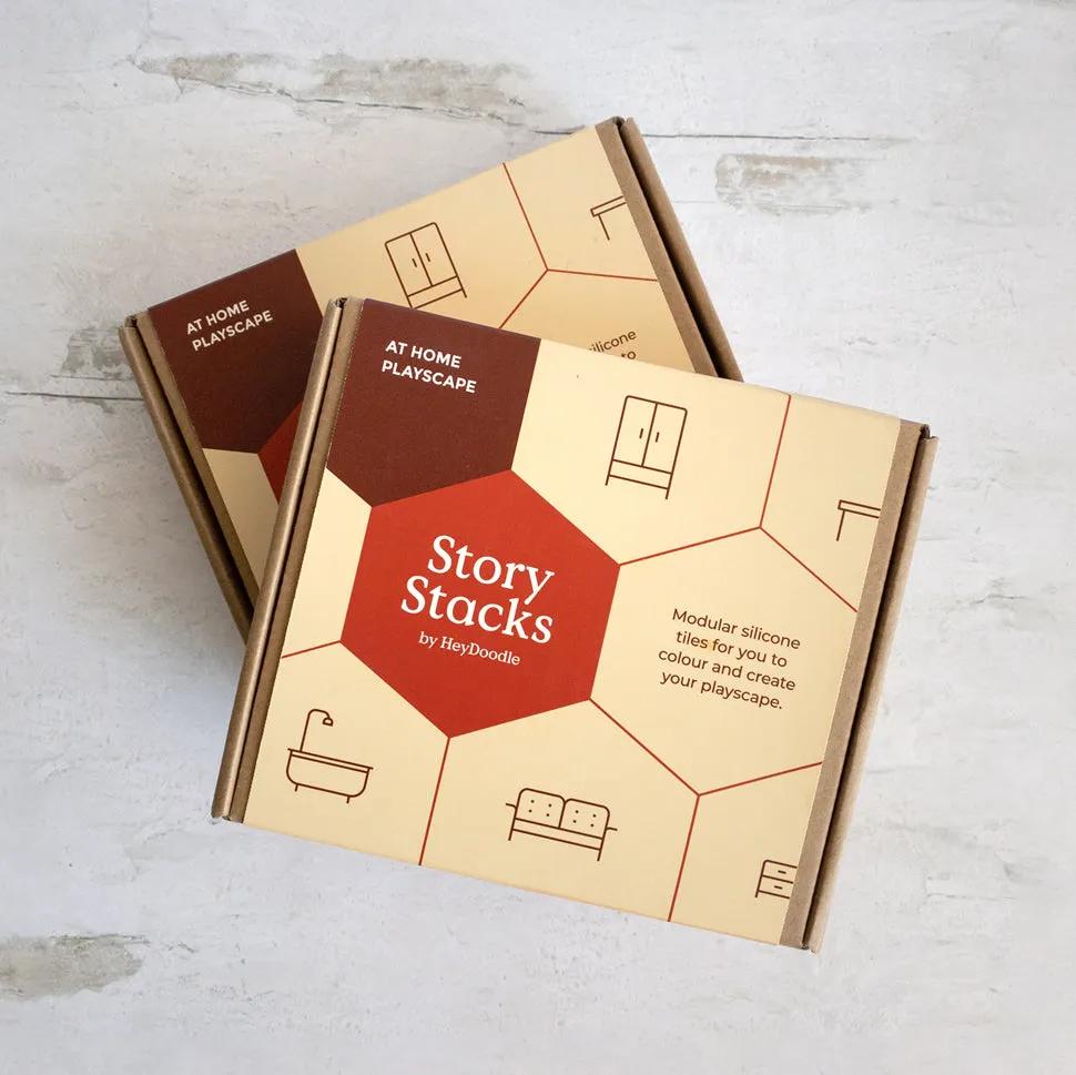 Hey Doodle Story Stacks - At Home