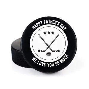 Hockey Sticks Personalization, Printed Hockey Puck