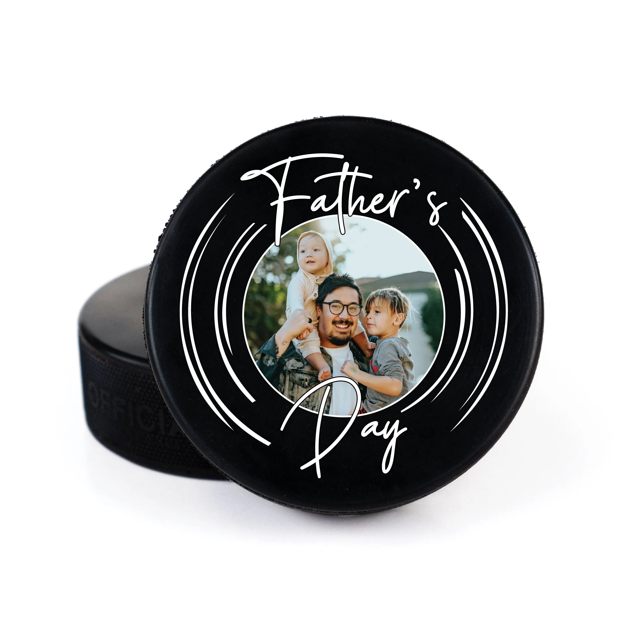 Hockey Sticks Personalization, Printed Hockey Puck