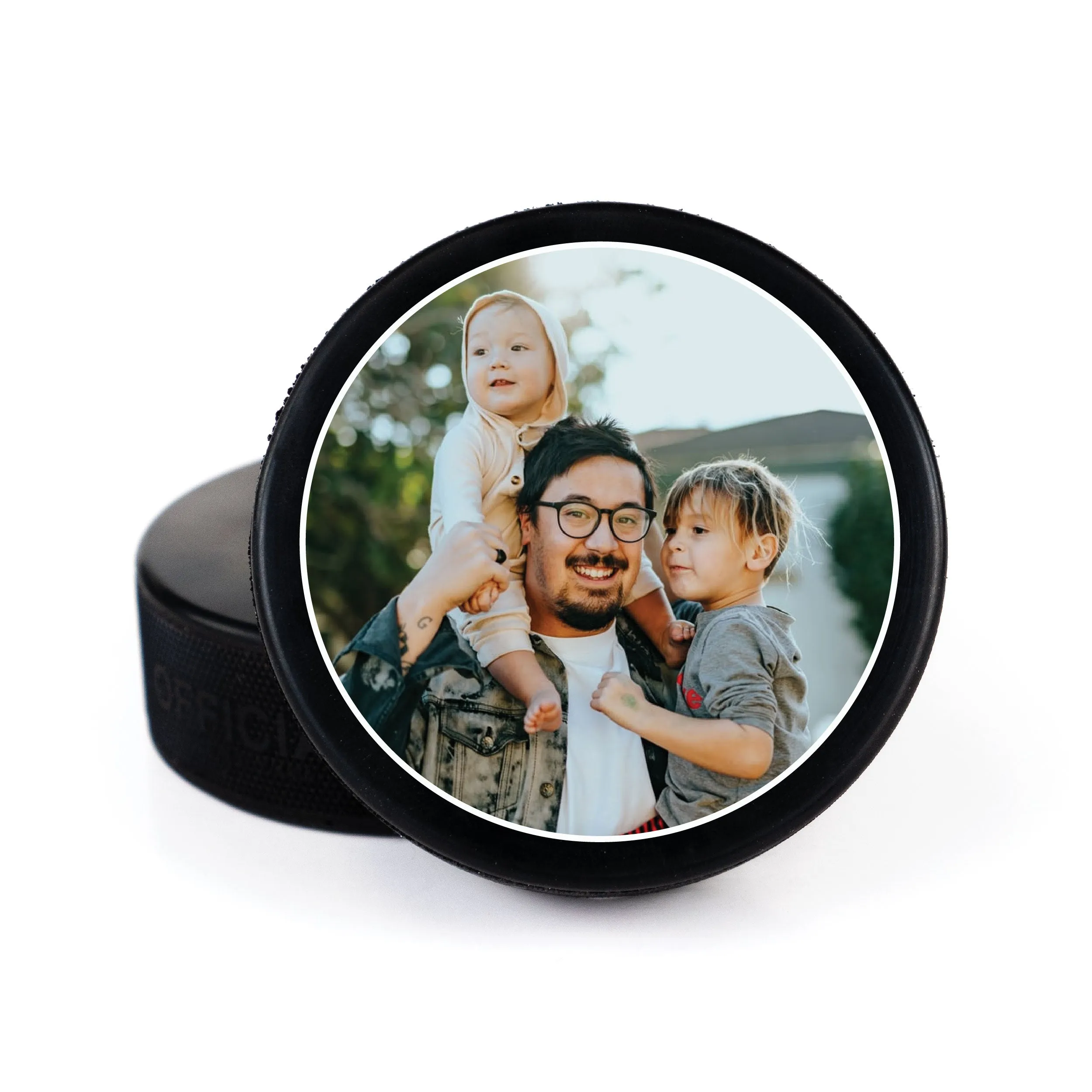 Hockey Sticks Personalization, Printed Hockey Puck