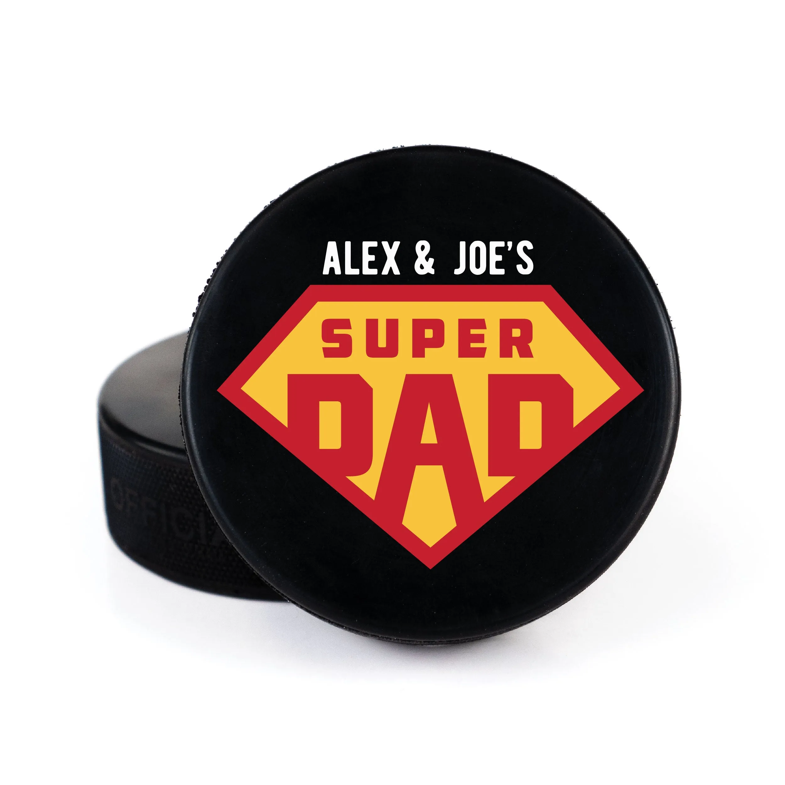 Hockey Sticks Personalization, Printed Hockey Puck