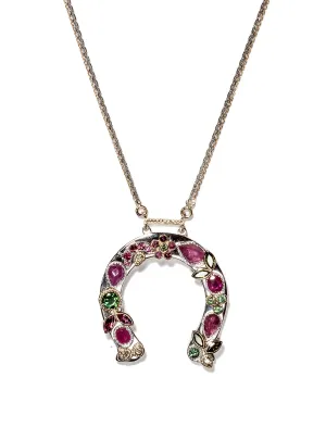 Horseshoe Flourish Necklace